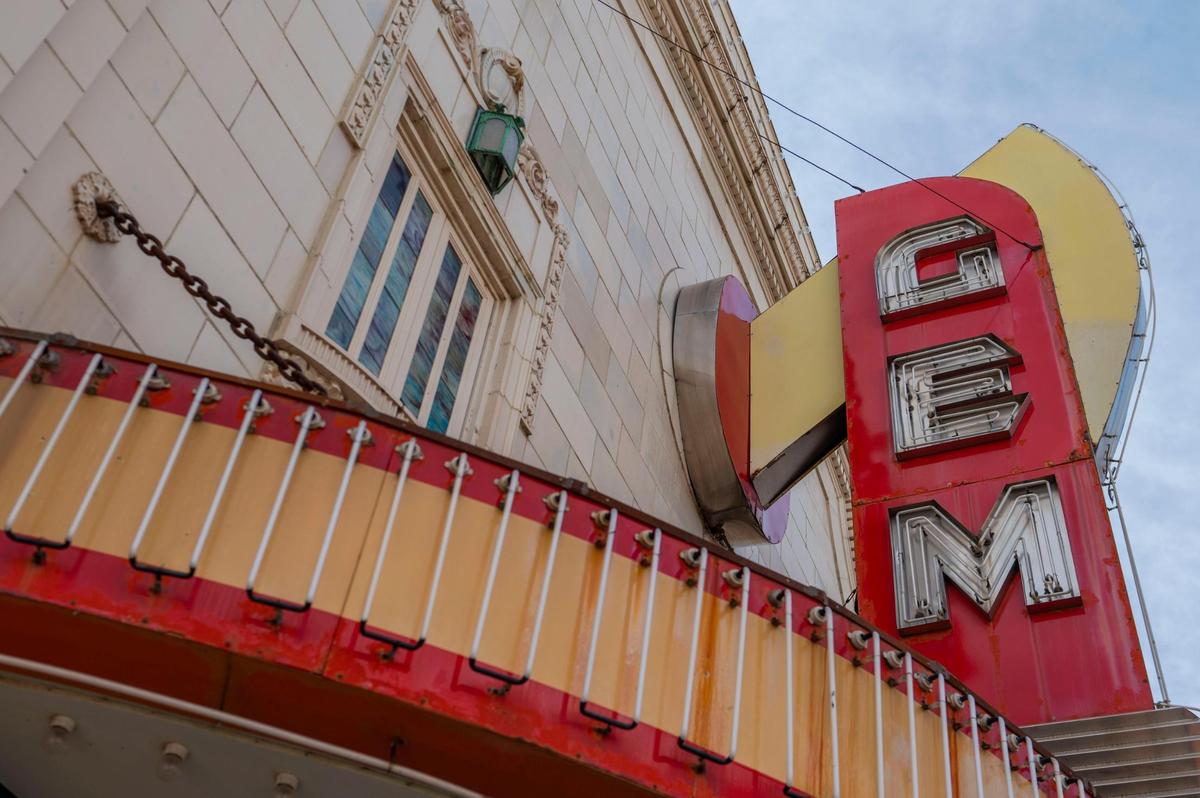 The exterior of Gem Theater in Kansas City on Tuesday, Feb. 14, 2022. The American Jazz Museum created a position for James McGee, in an effort to connect Gem Theater and other venues to the broader Kansas City community.
