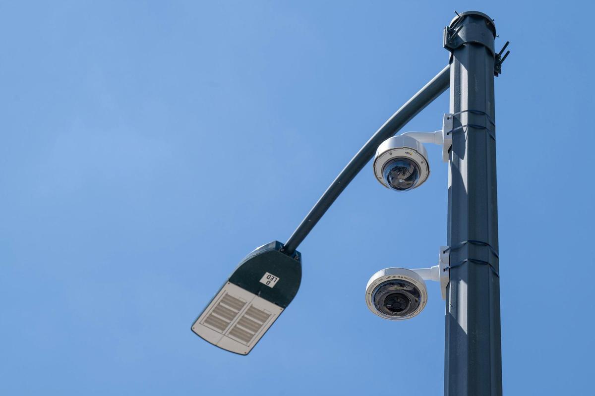 New security cameras have been installed to help with security at Country Club Plaza.