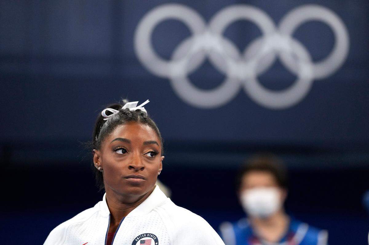 Star gymnast Simone Biles is slated to perform at the Gold Over America Tour during its stop Oct. 12 at the T-Mobile Center.
