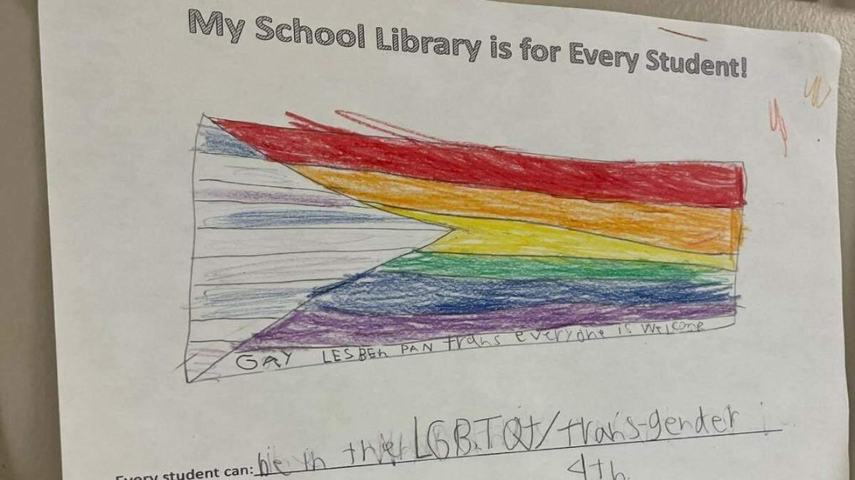 Kansas Republican state Rep. Pat Proctor visited David Brewer Elementary School with Leavenworth school board member Vanessa Reid, took photos of students’ drawings and said they were proof of indoctrination.