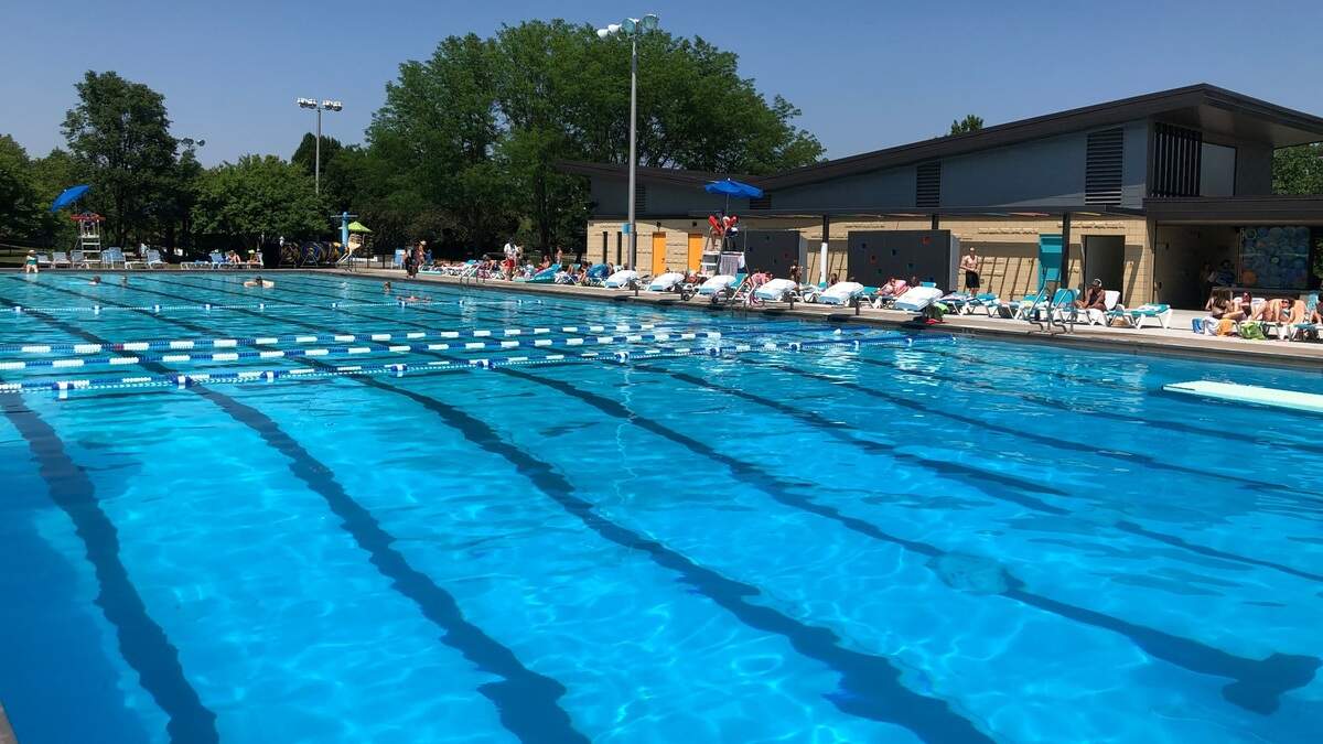 If you ever want a microcosm of society, you need to look no further than the lap lanes at any public pool like this one in Leawood.
