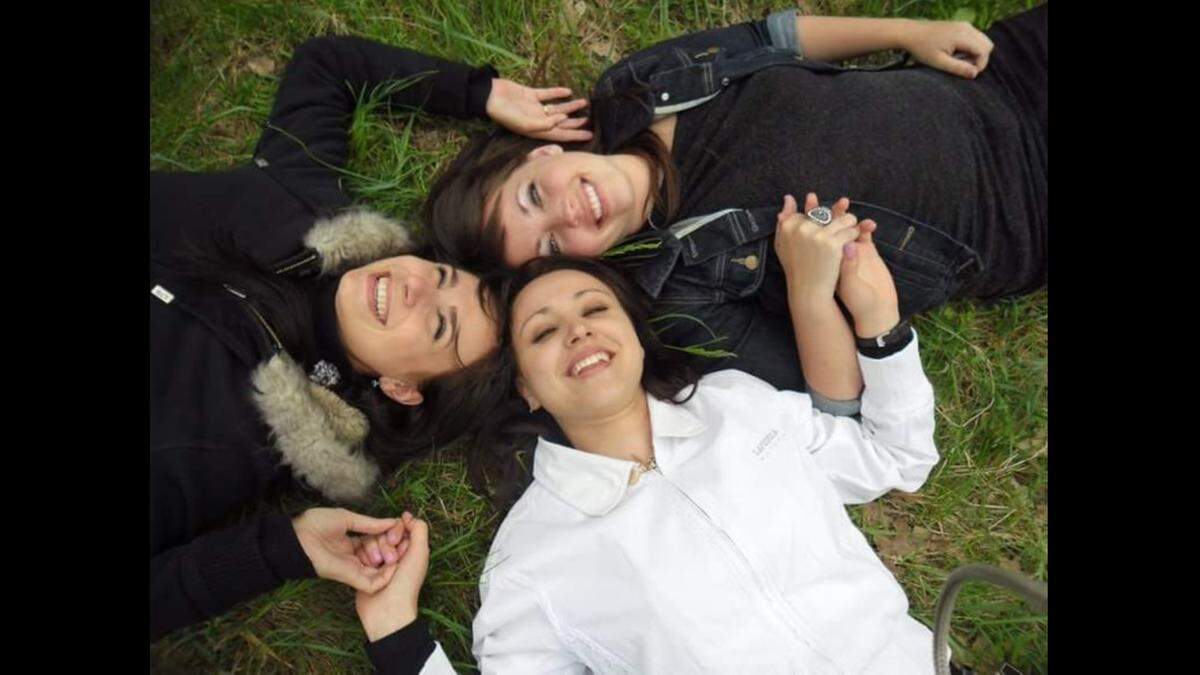 Paige Barrows, right, pictured with friends during her two year service in the Peace Corps in a central Ukrainian village outside the city of Cherkasy. Barrows stayed in the village from 2010 to 2012.