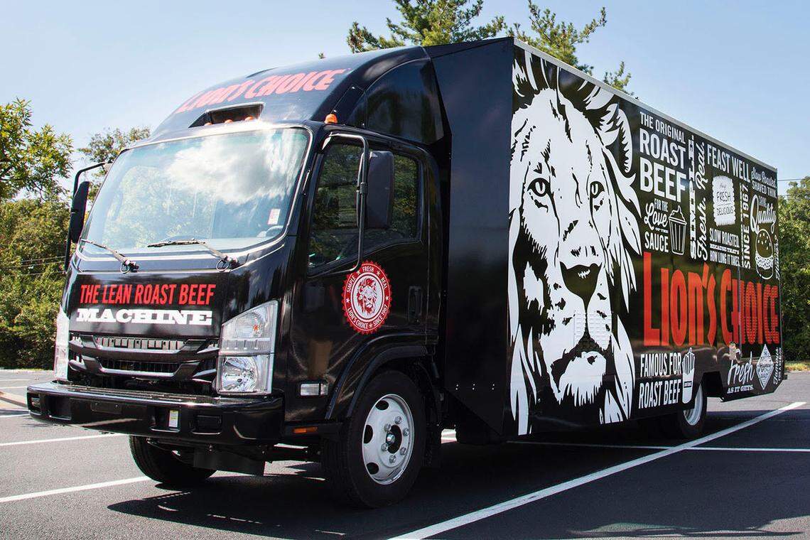 To introduce the brand to Kansas City, Lion’s Choice will set up its food truck, The Lean Roast Beef Machine, for the summer. It is currently parked next to Menards in Independence.
