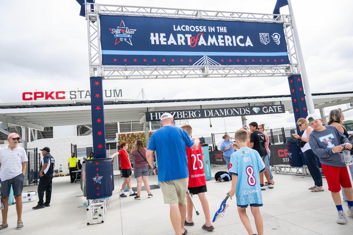 Fans of lacrosse traveled from across the country to watch the PLL All-Star game in Kansas City on Saturday, July 5, 2025. The top players from across the world participated in skills challenges and a friendly game.