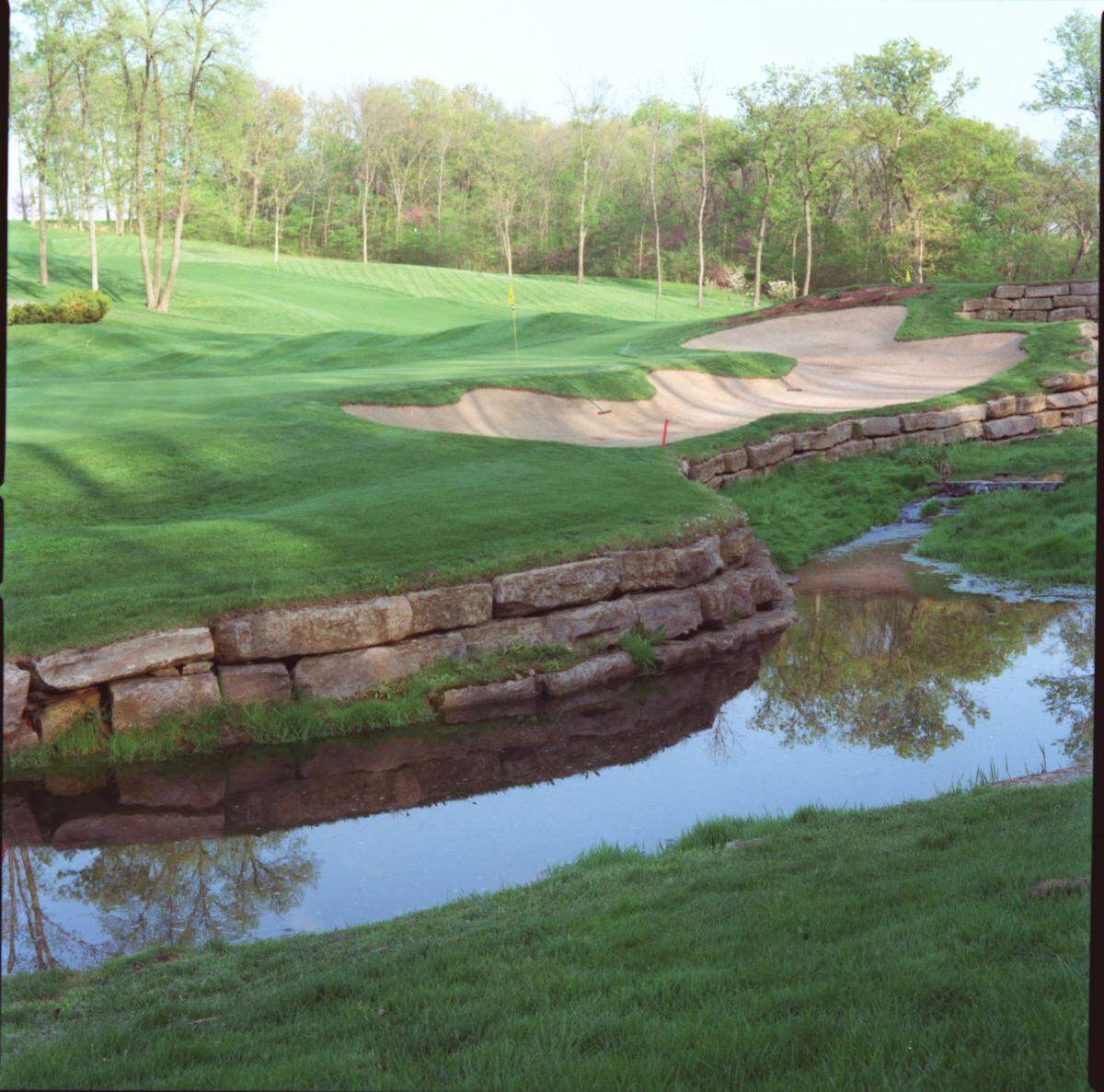 Loch Lloyd is a picturesque layout, but some of its holes are surrounded by hazards that can trip up even the professionals.