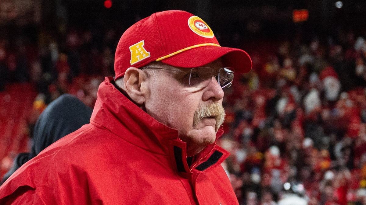 Kansas City Chiefs Head Coach Andy Reid following the Chiefs AFC Divisional Round playoff game win vs. the Houston Texans on Saturday, Jan. 18, 2025, at GEHA Field at Arrowhead Stadium.