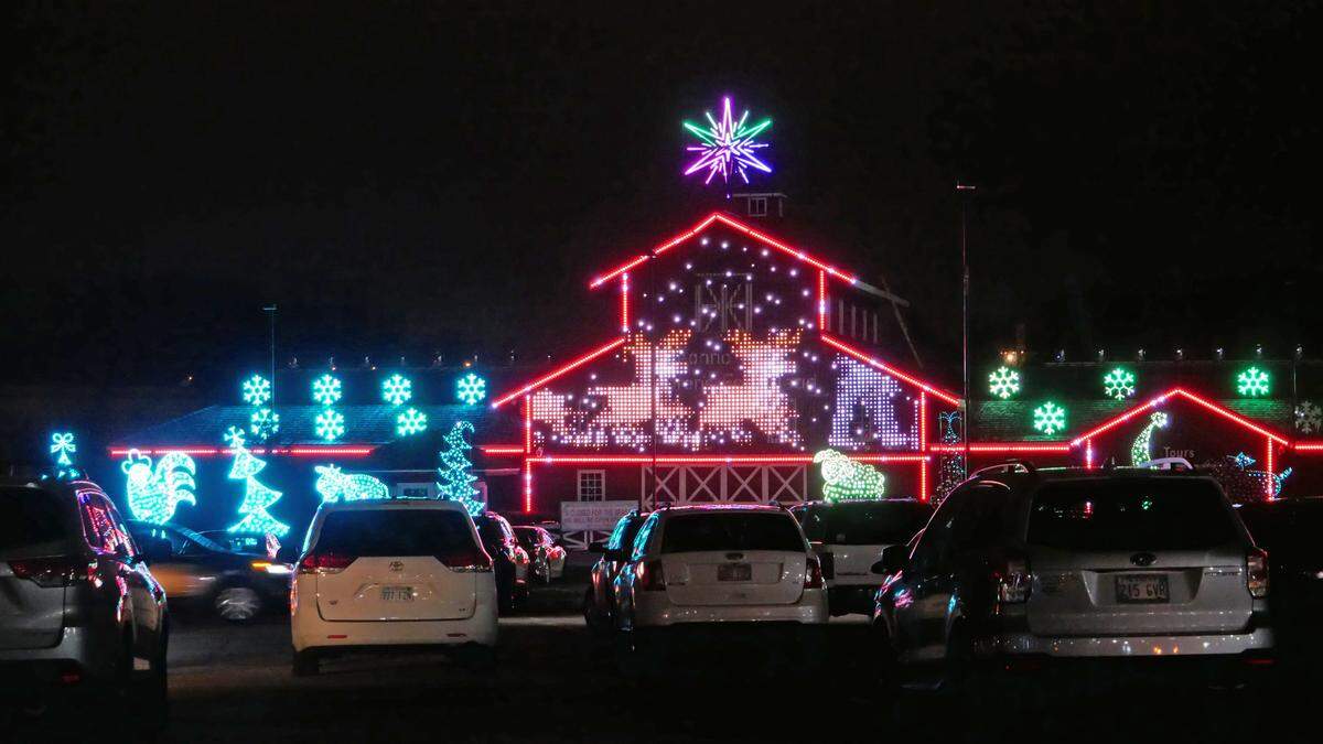 Holiday Lights on Farmstead Lane at Deanna Rose Farmstead will run through Dec. 31.