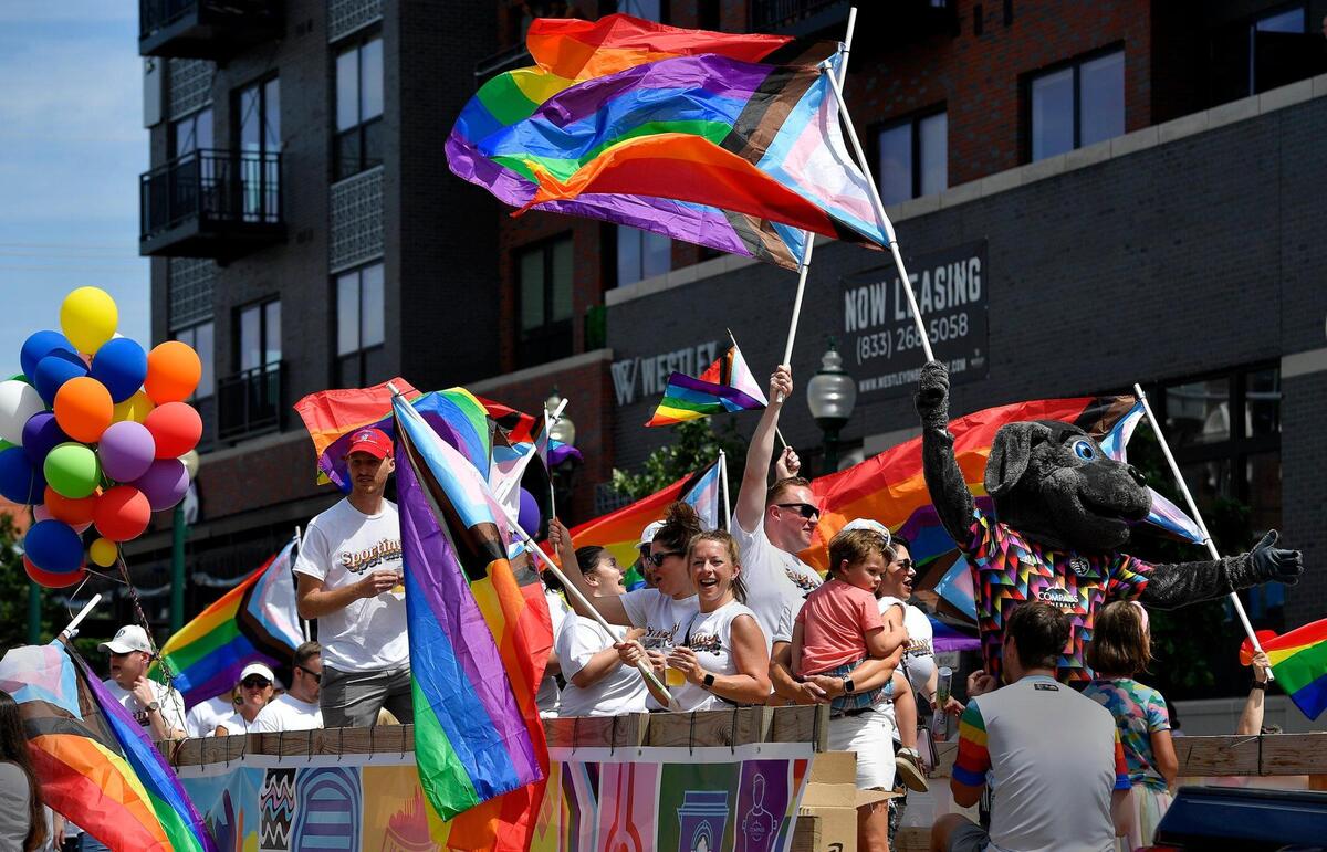 Entries in the 2022 KC Pride Parade make their way through Westport at the start of Saturday’s procession down Broadway, and then on to Theis Park, where the annual Pride Festival is being held this weekend.