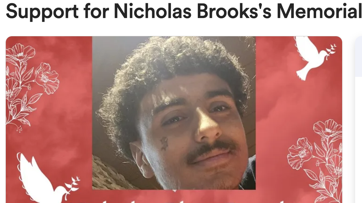 Nicholas Blaze Brooks, 17, was fatally shot in Kansas City, Kansas over Thanksgiving weekend.