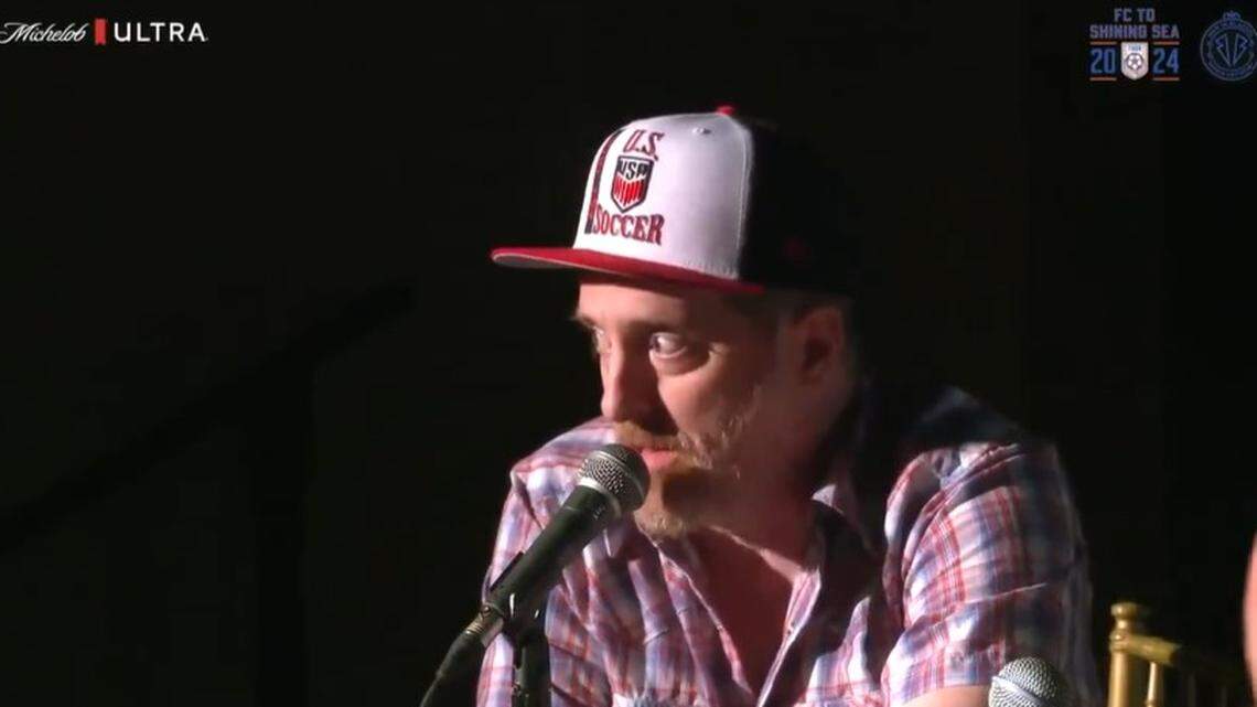 ‘Ted Lasso’ actor Brendan Hunt delivers epic speech about ‘winning vibe’ in KC 