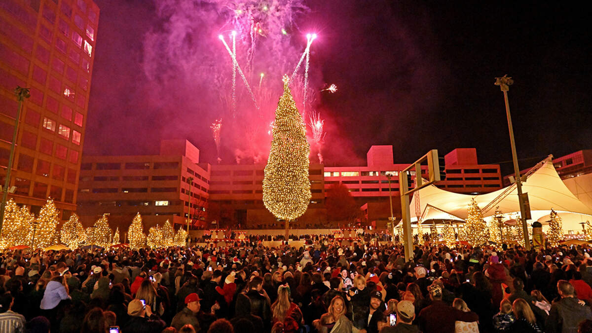 Crown Center is home to the Mayor's Christmas Tree and lighting ceremony.
