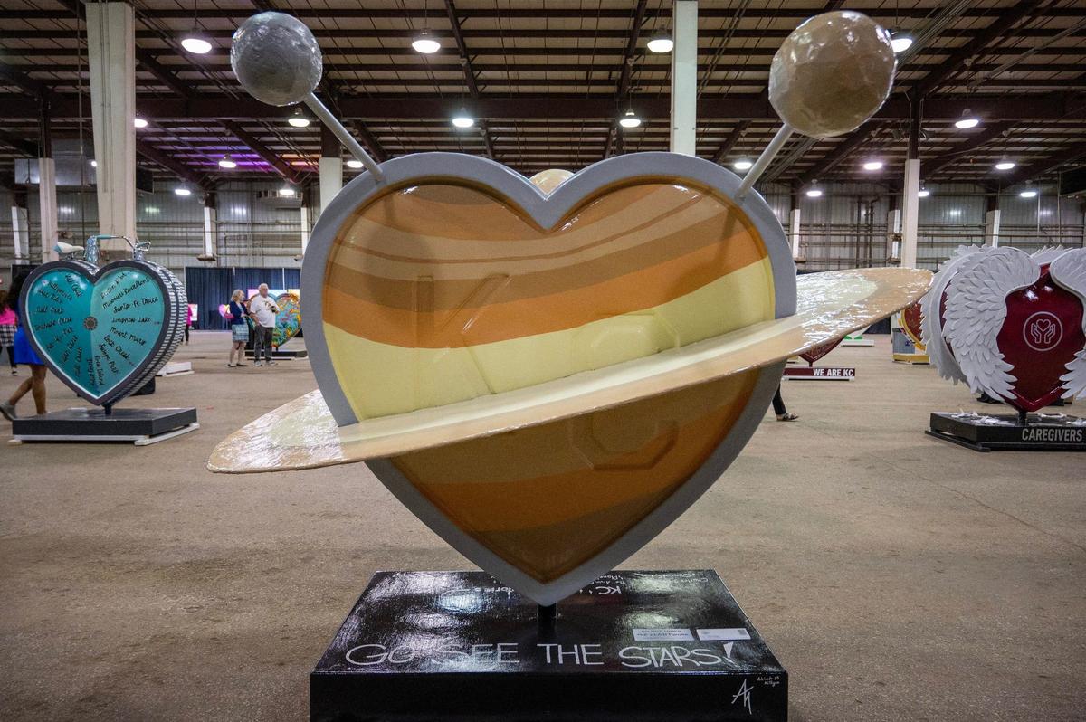 “Saturn’s Heart” by artist Addy Milligan.