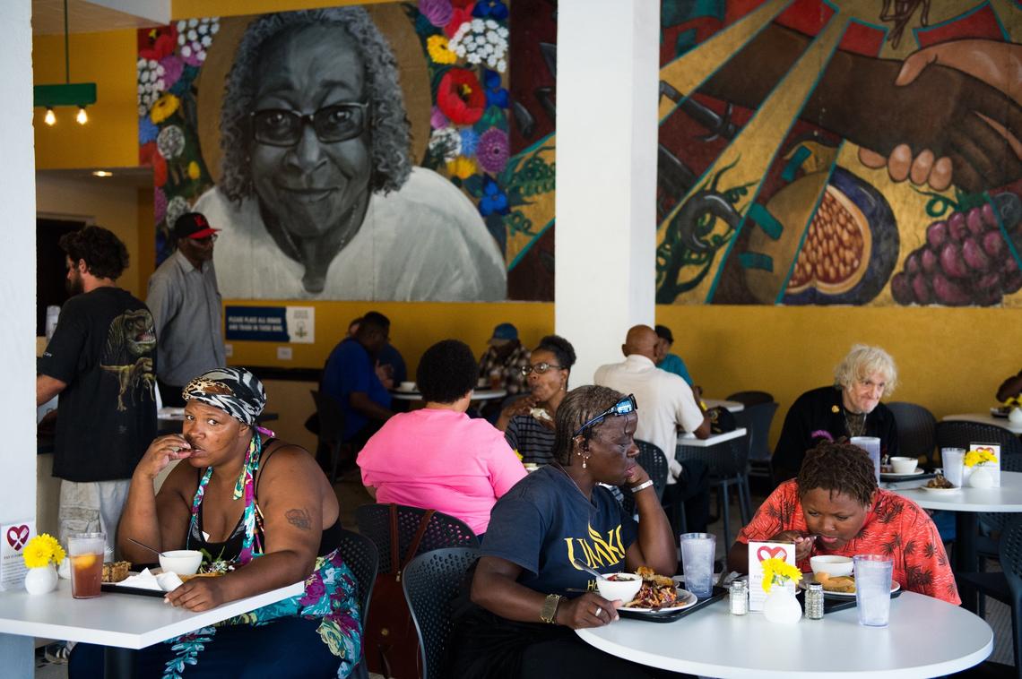 Thelma’s Kitchen, a Pay-What-You-Can community cafe at 31st and Troost, is the first of its kind in Kansas City. Built on Reconciliation Services, Thelma’s aims to bring people together and transform Troost Ave from a dividing line into a gathering place.