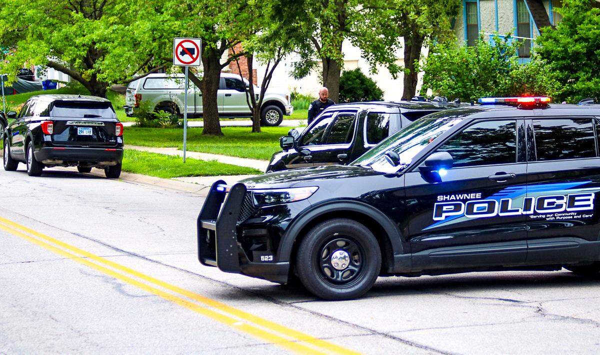 Officers responded to a 911 call about the sound of gunfire shortly after 5 a.m. Tuesday near West 67th Street and Lackman Road in Shawnee. One person is in custody after allegedly exchanging gunfire with police.
