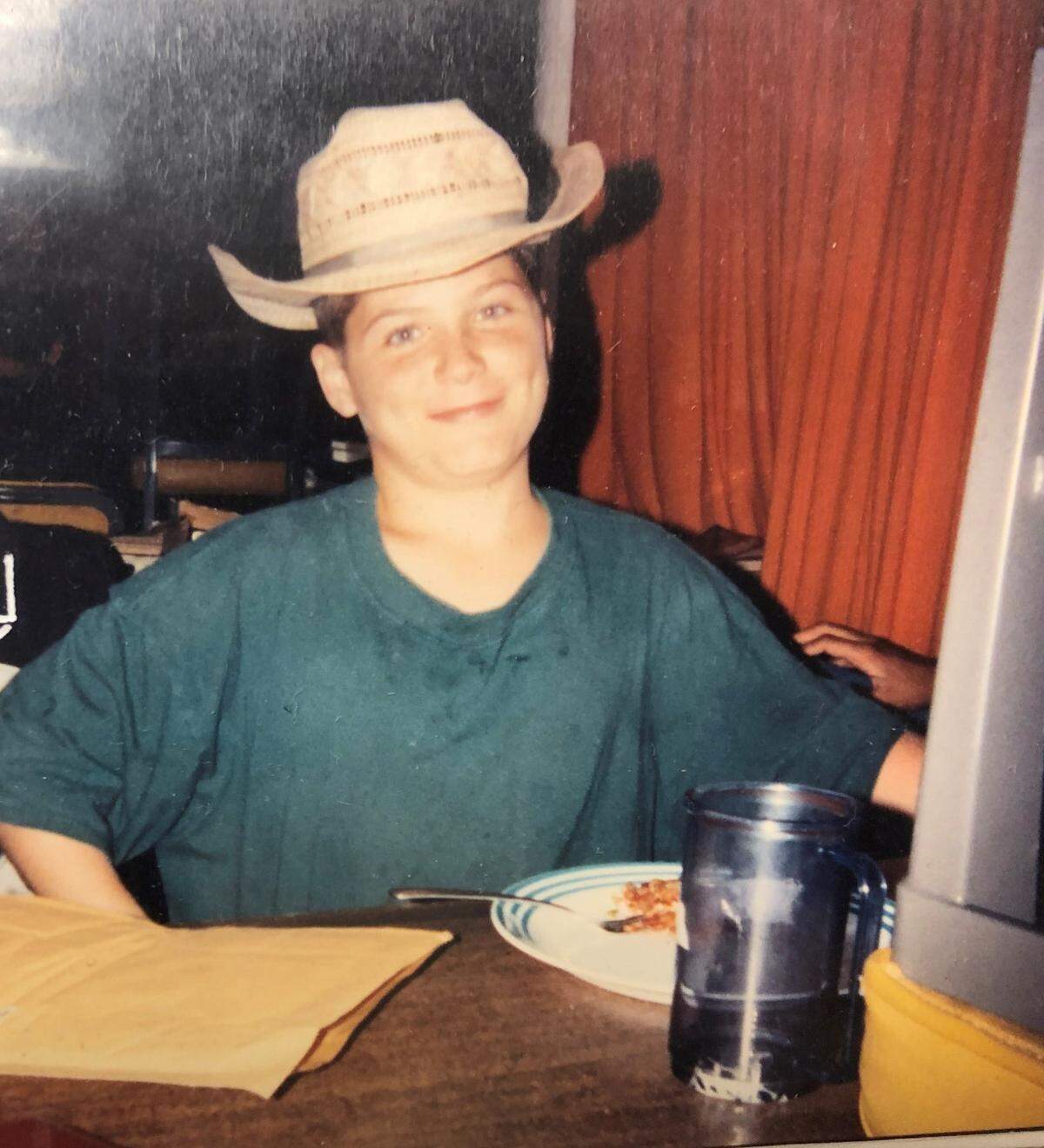 Robert Lepido when he was a student at the Agapé Boarding School.