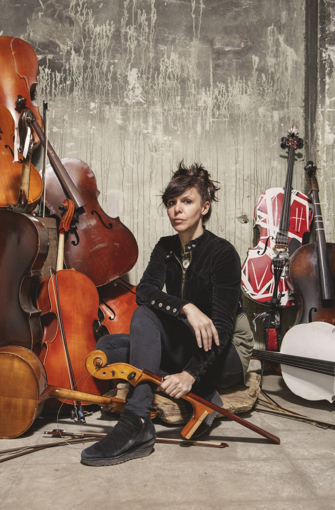 Cellist Helen Gillet will play Aug. 25 at the 1900 Building.