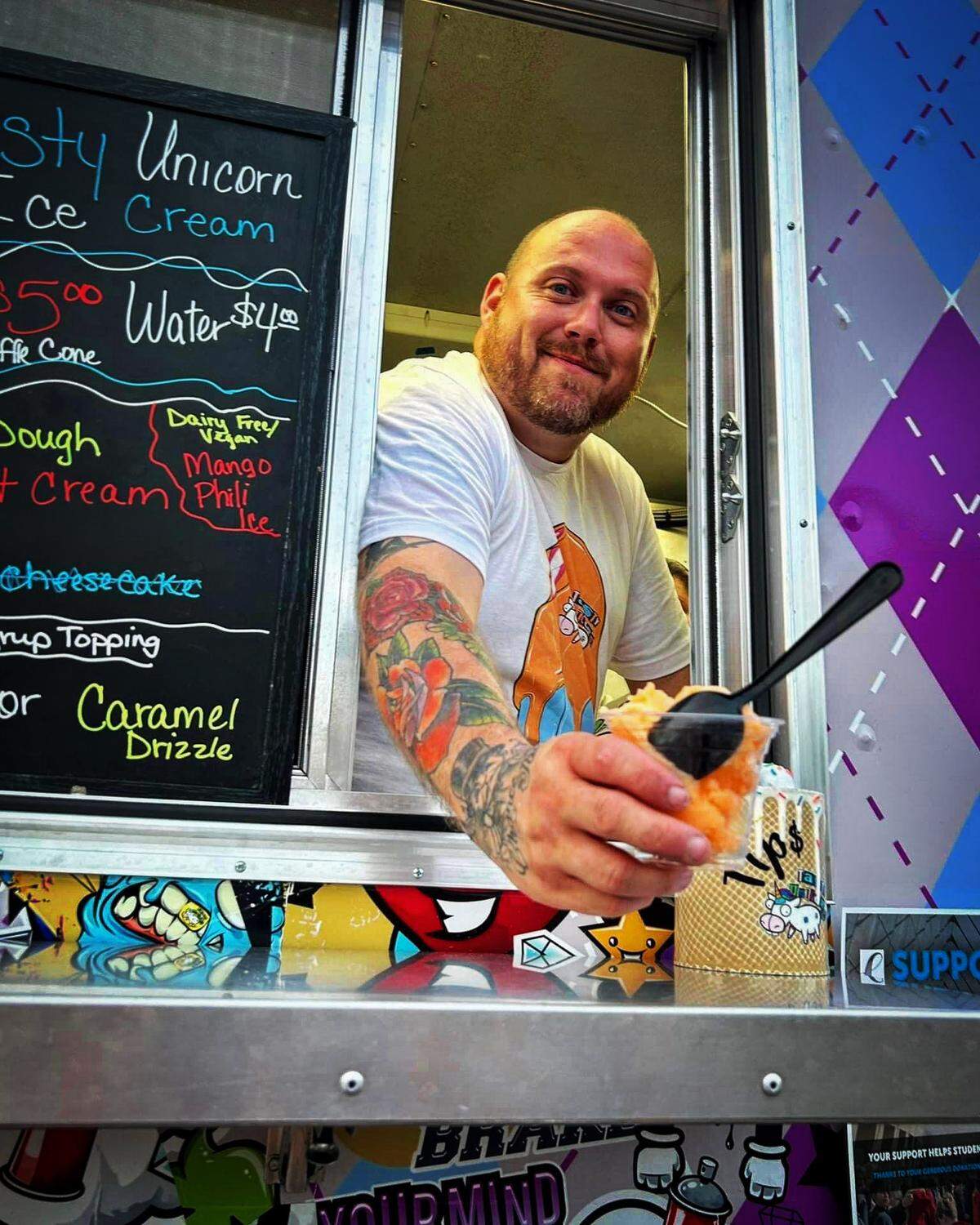 William Jordan owns Tasty Unicorn, as well as a new concept coming to a 1940s streetcar.