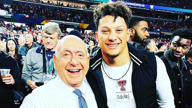 Tampa Bay sports ambassador Dick Vitale has a soft spot for PTP-er Patrick Mahomes