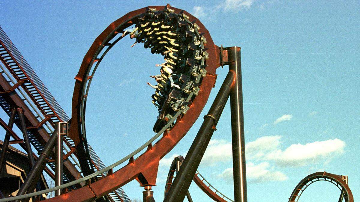 File photo of the Wildfire roller coaster at Silver Dollar City in Missouri.