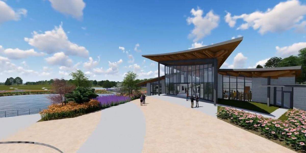 As part of the expansion at the Overland Park Arboretum and Botanical Gardens, officials plan to build a 22,000-square-foot visitors center for events, conventions and weddings.