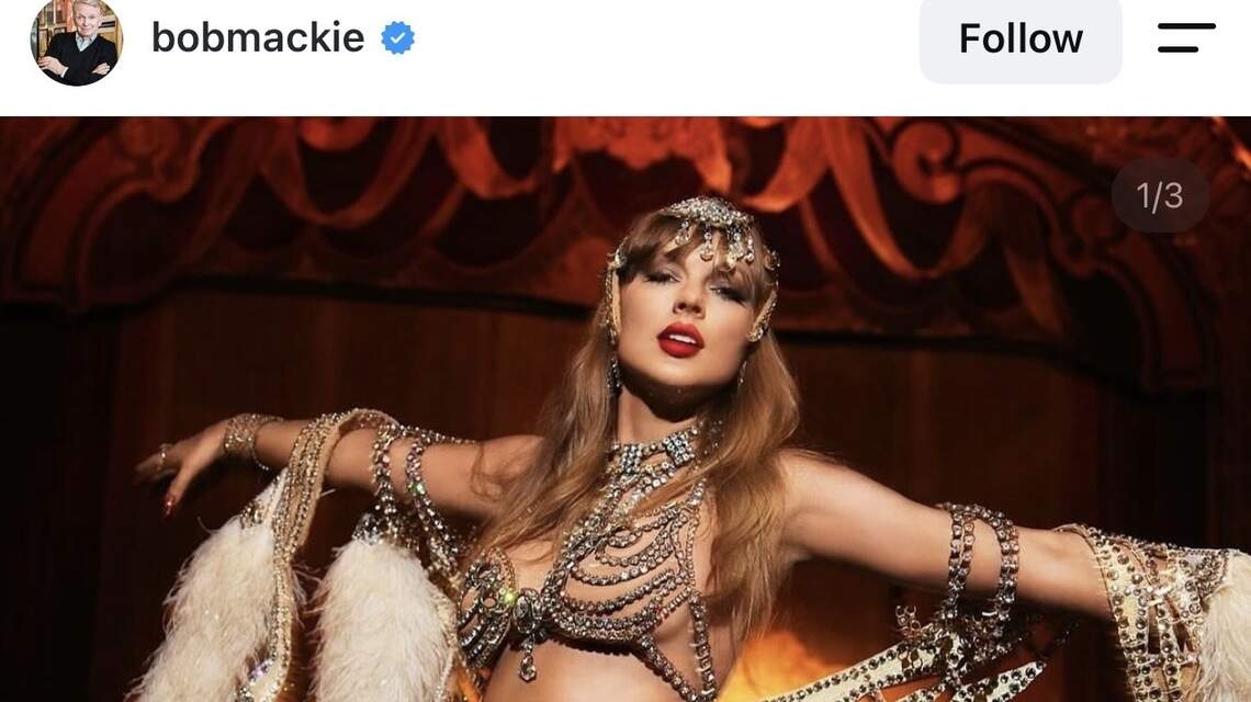 Designer Bob Mackie has died. Taylor Swift wore 1 of his iconic ‘Showgirl’ costumes