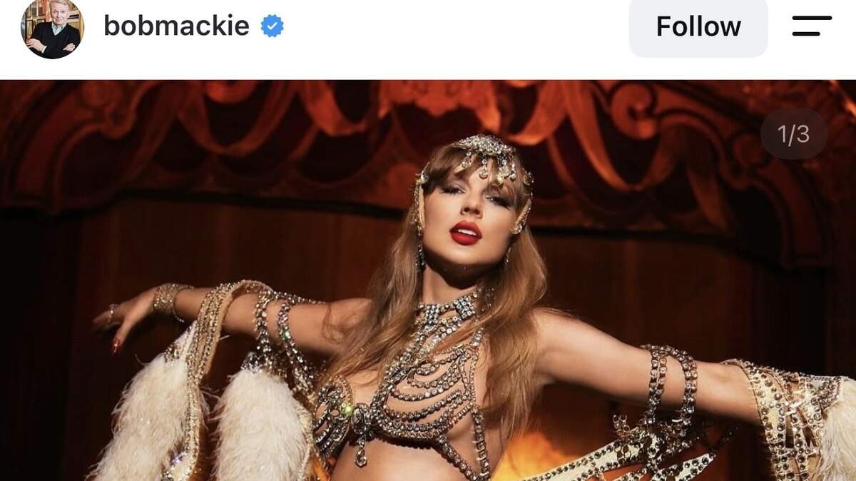 Designer Bob Mackie has died. Taylor Swift wore 1 of his iconic ‘Showgirl' costumes
