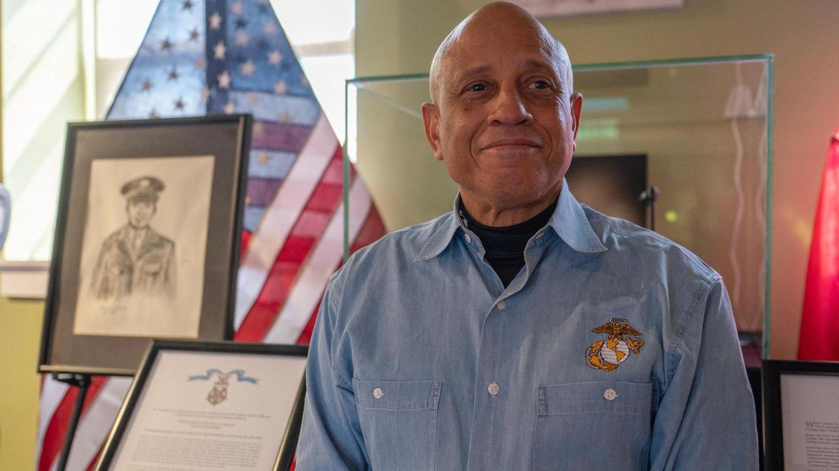 Marine veteran Robert E. Gray III has crusaded to shine a light on Medal of Honor recipient Willy James and celebrate the sacrifice of a fellow soldier.