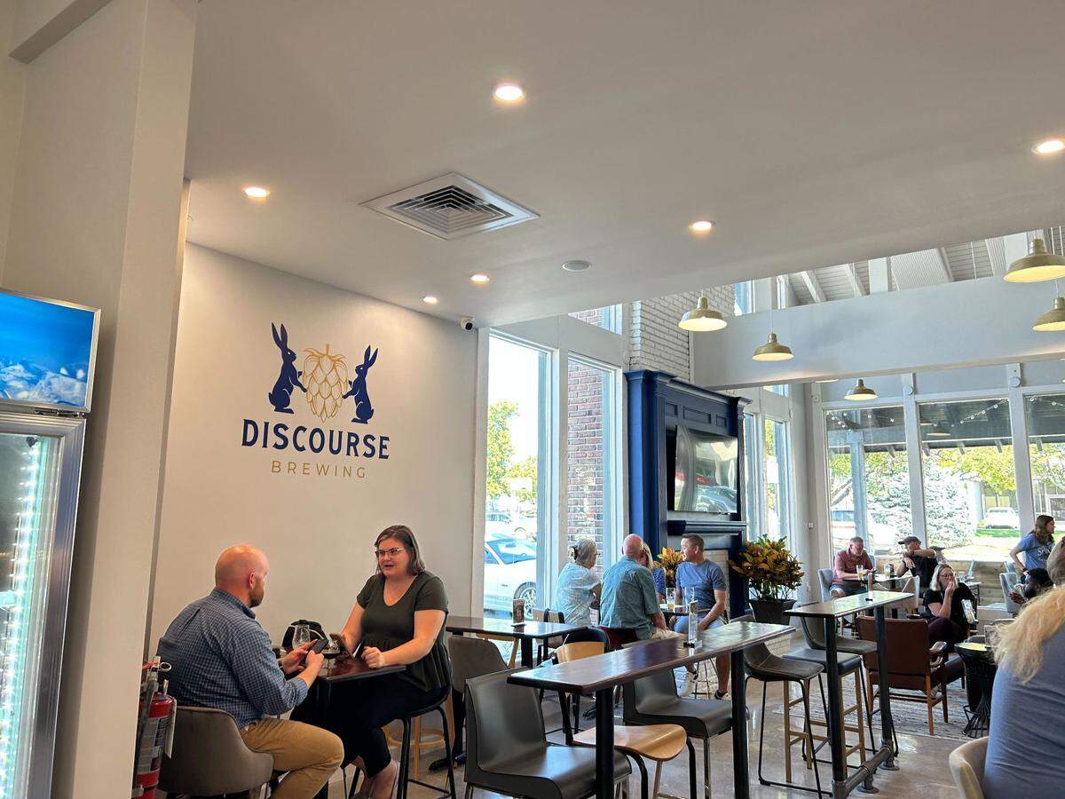 Matt Britton and Amanda Luiso transformed the former Window Door & Trim Store into a brewery.