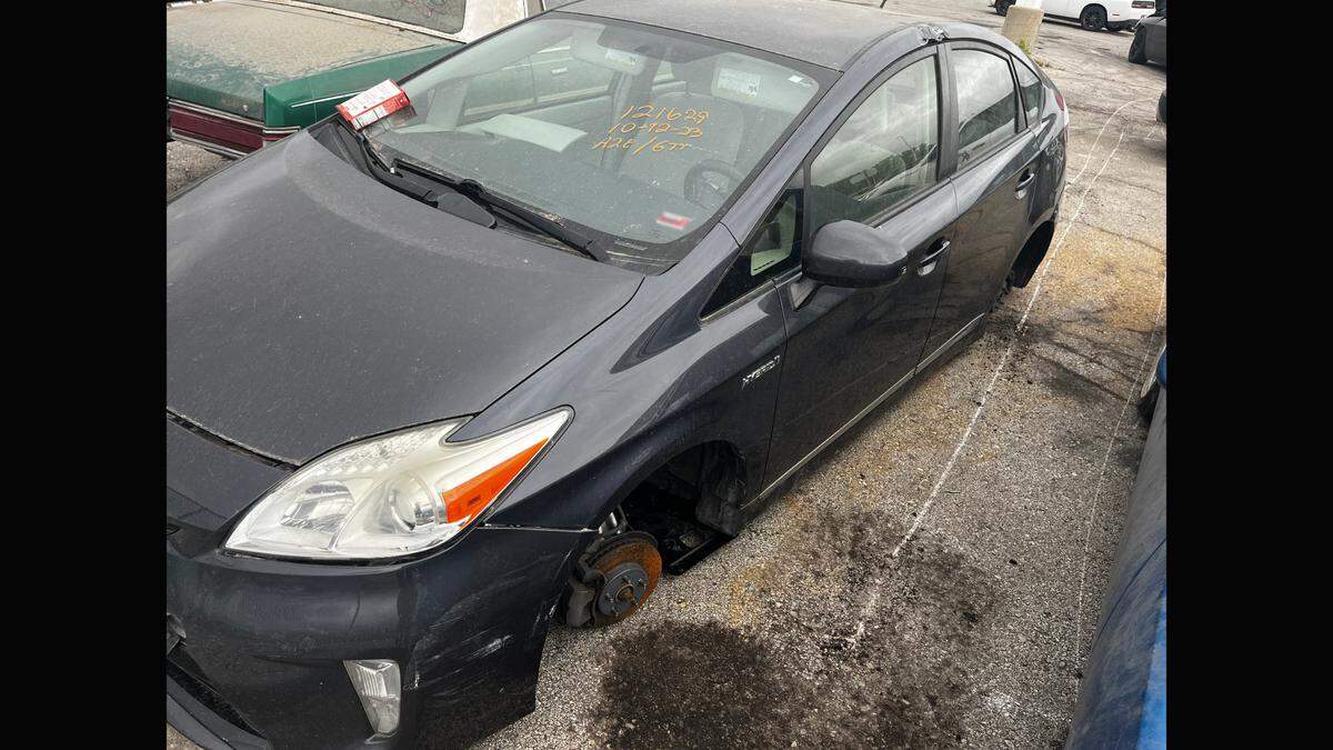 A woman on a business trip returned late this summer and found her car Toyota Prius had been stolen from Kansas City International Airport’s new parking garage. Her stripped car was found weeks later near downtown Kansas City.