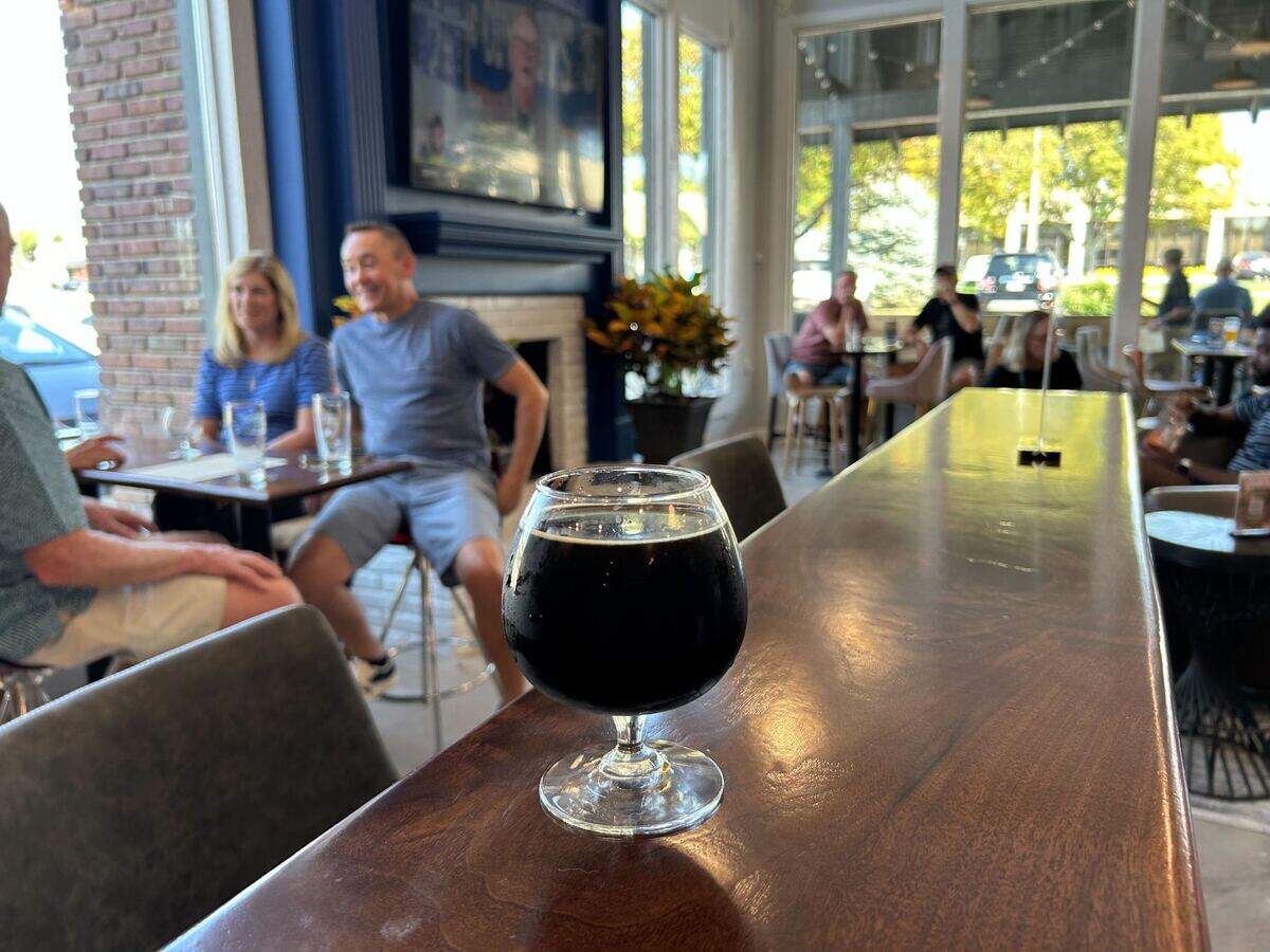 The milk stout in Overland Park’s Discourse Brewing is one of many brews on the menu.
