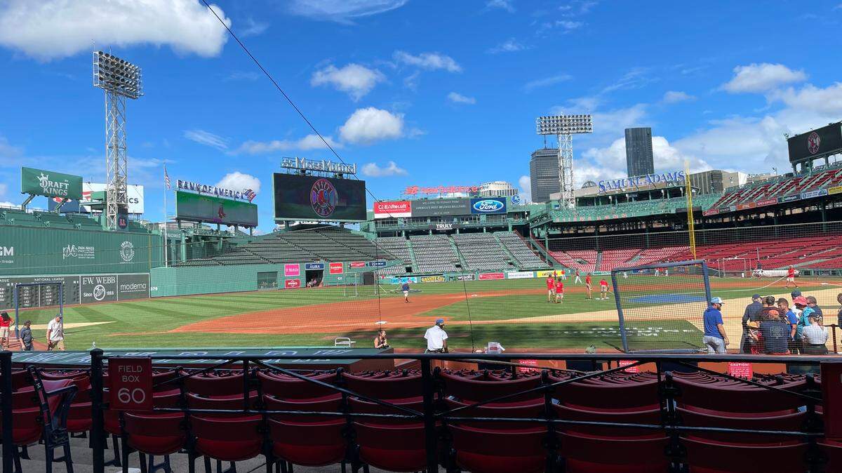 Fenway Park in Boston.