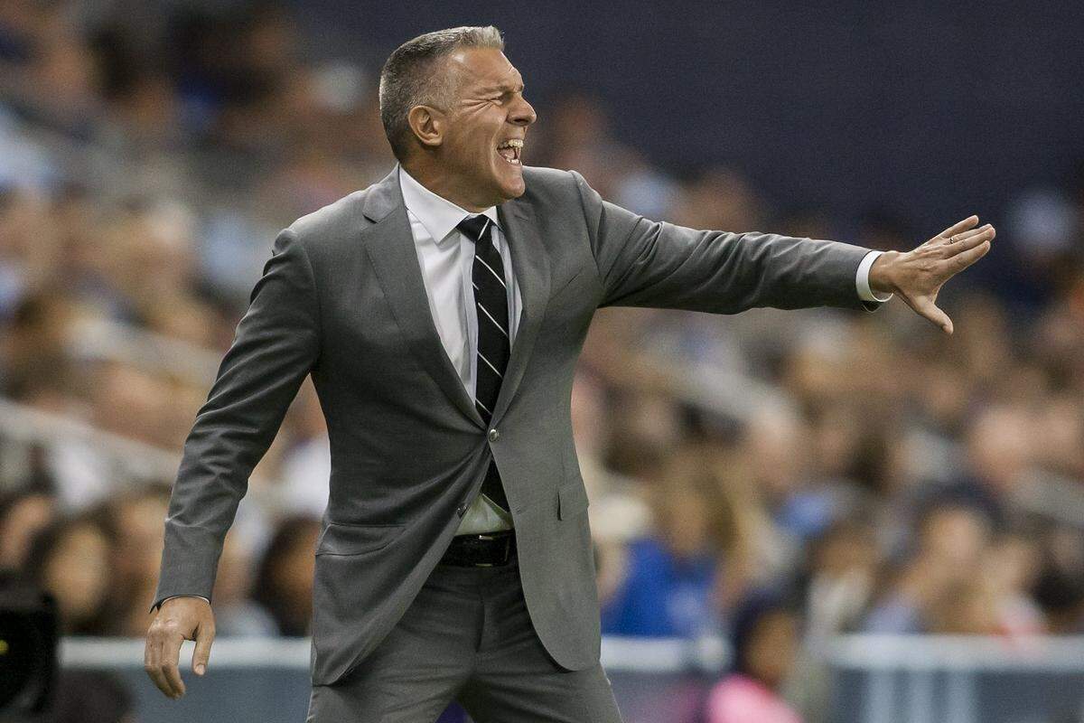 Sporting Kansas City’s Peter Vermes leads his team into the MLS Playoffs on the heels of three straight losses, including in their season finale at home against Salt Lake.