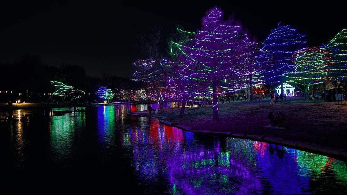 Lots of people were able to enjoy the lights of Sar-Ko Aglow Dec. 6, which was its first night of the season. The lighting display will be up through mid-January.