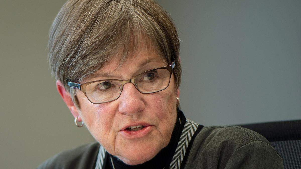 Kansas Gov. Laura Kelly in September.