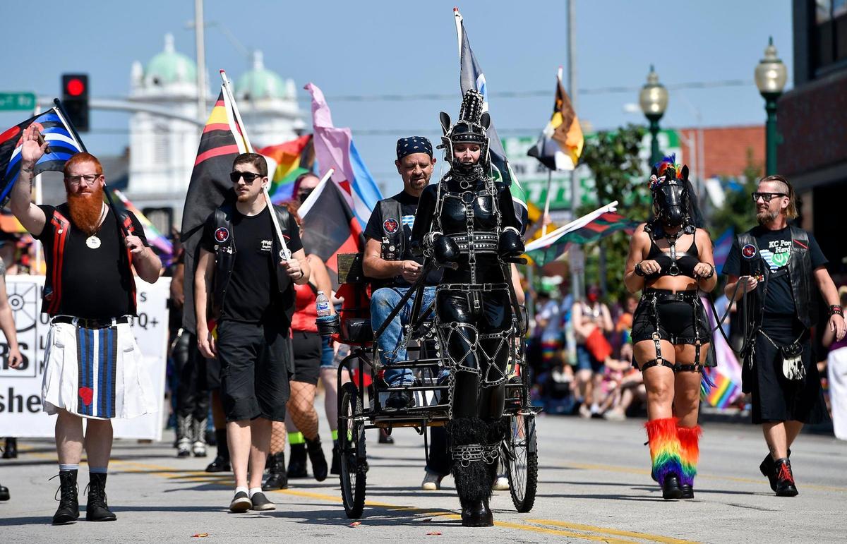 A parade beginning at Westport Road and Broadway Boulevard kicked off the two-day 2021 Kansas City Pride Festival Saturday, Aug. 21, 2021.