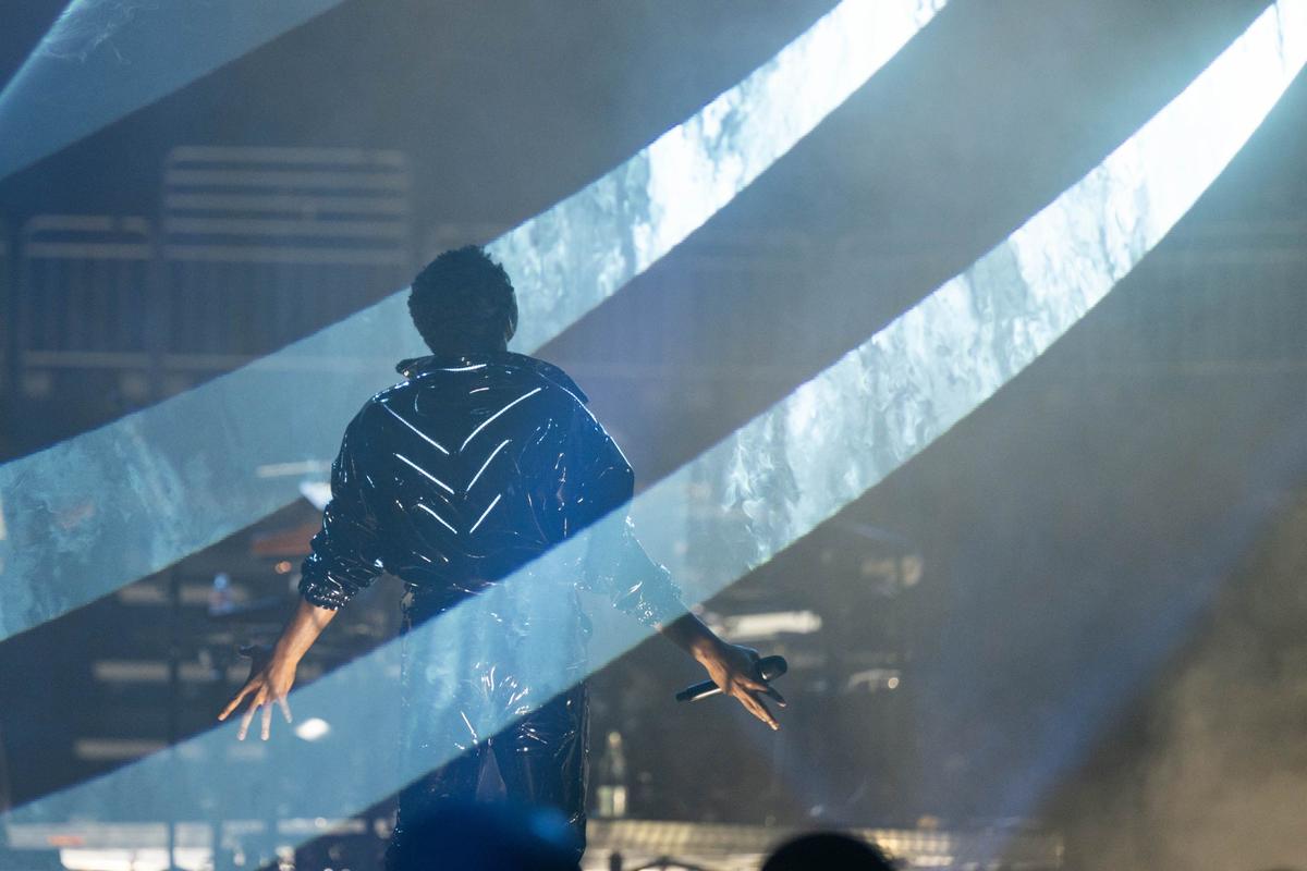 Childish Gambino performs Monday at the T-Mobile Center in Kansas City.