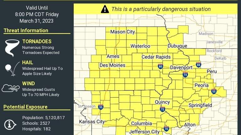 Tornado watch issued for counties north and east of KC | Kansas City Star