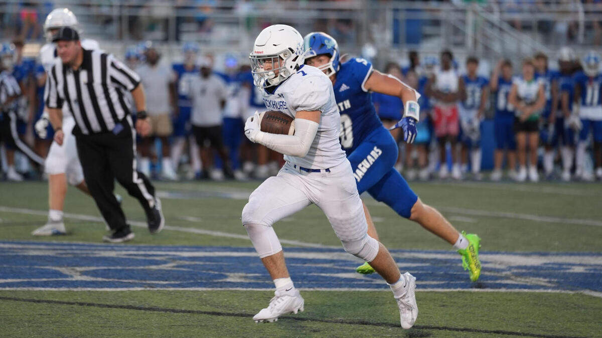 Aidan Ryan and the Rockhurst High football team have won some thrilling games en route to a 5-1 record.