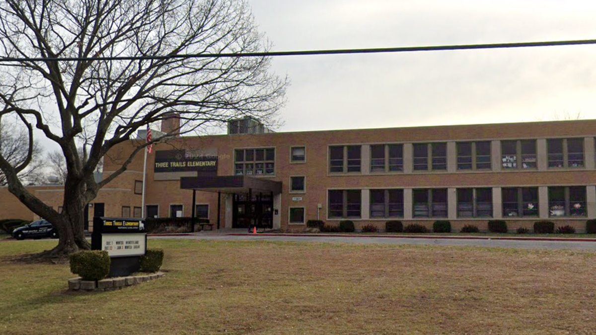 A photo of Three Trails Elementary.