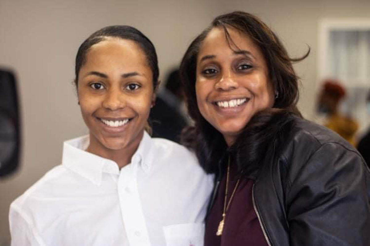 Diamond Fuse and her mother, Cecillia Green, in 2020.