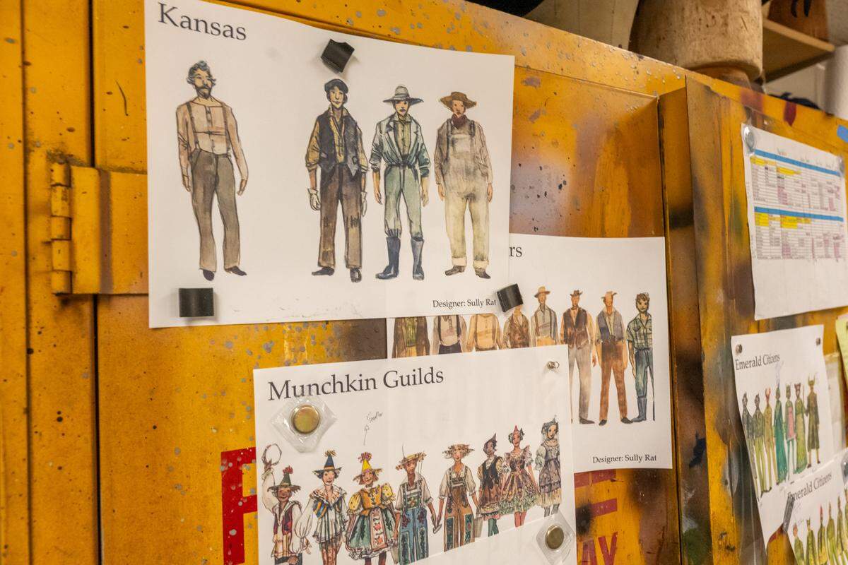 Sully Ratke made the character designs for Kansas City Repertory Theater’s rendition of “The Wizard of Oz.”