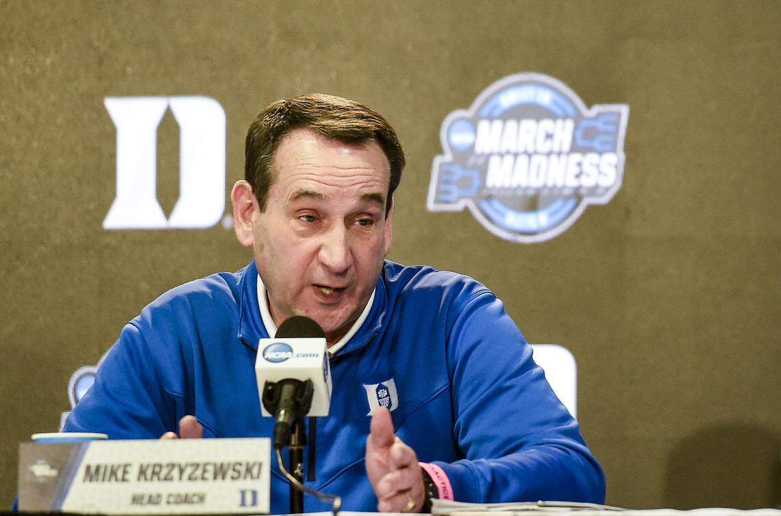 Duke's Mike Krzyzewski