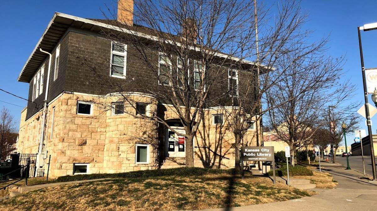 The Kansas City Public Library’s Westport branch, located at 118 Westport Road in Kansas City. The branch closed for two days following an altercation between two patrons Feb. 1.
