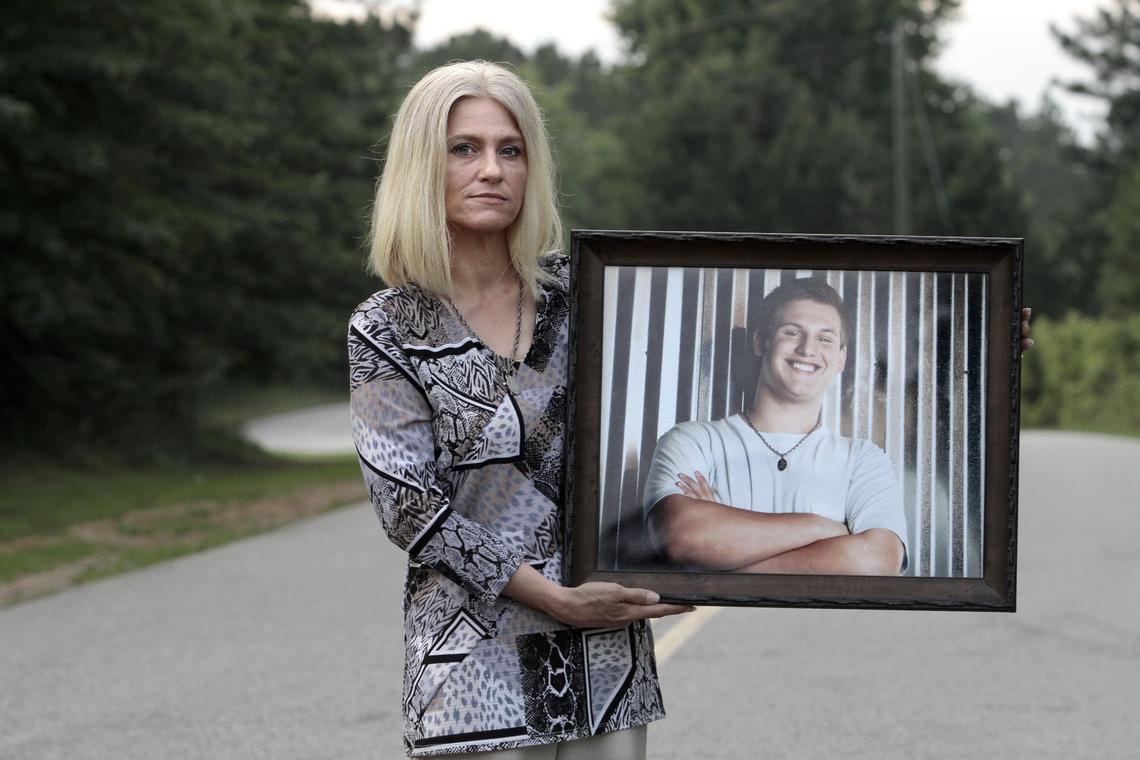 Pam Biddle lost her son Aaron Lee in 2017 when the car he was in was struck from behind by a semi outside West Terre Haute, Ind. Lee, his father and Biddle’s ex-husband, Brian Lee, and Brian’s girlfriend, Stephanie Swaim, died in the wreck.