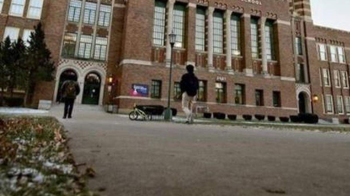 A school resource officer for the Kansas City, Kan., school district is charged with lewd touching or fondling three teens. This file photo shows Wyandotte High School, although the District Attorney declined to answer a question about which schools in the district the officer worked in.