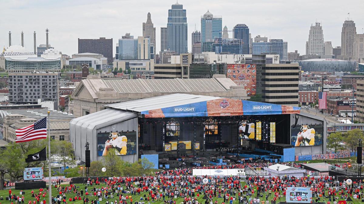 Highlights from 2023 NFL Draft’s opening night (Round 1) at Kansas City’s Union Station