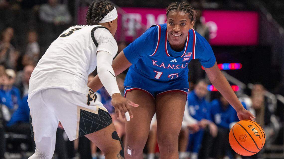 See photos from Kansas Jayhawks’ Round 2 game against Colorado at Big 12 tourney
