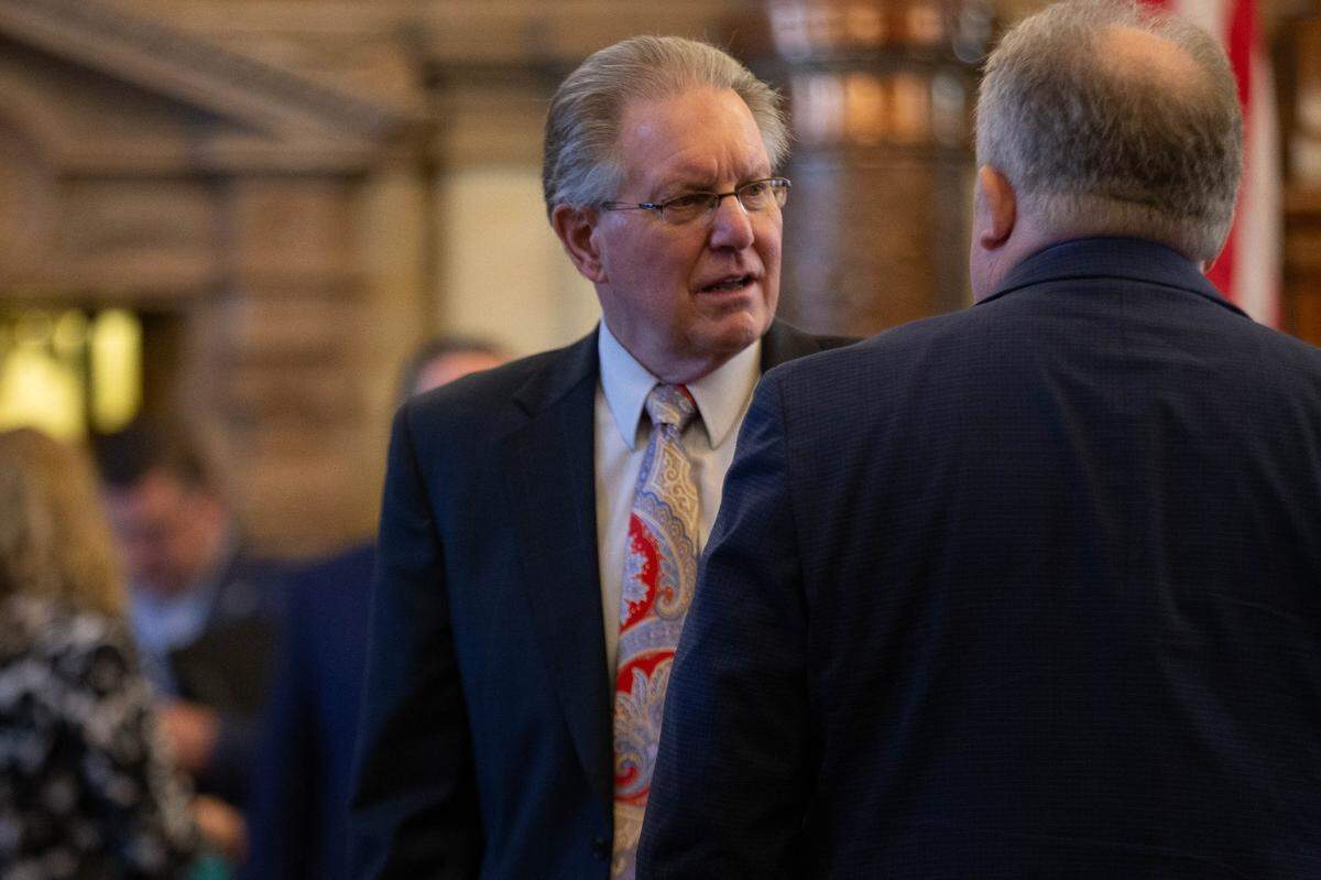 Sen. Mike Thompson, a Shawnee Republican.
