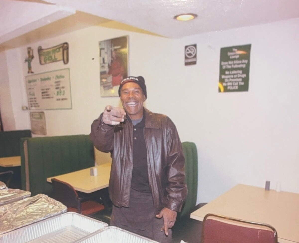 Wayne Garrett at Green Duck Grill in an undated photo. The famous pitmaster worked there and at Arthur Bryant’s in the early 2000s.