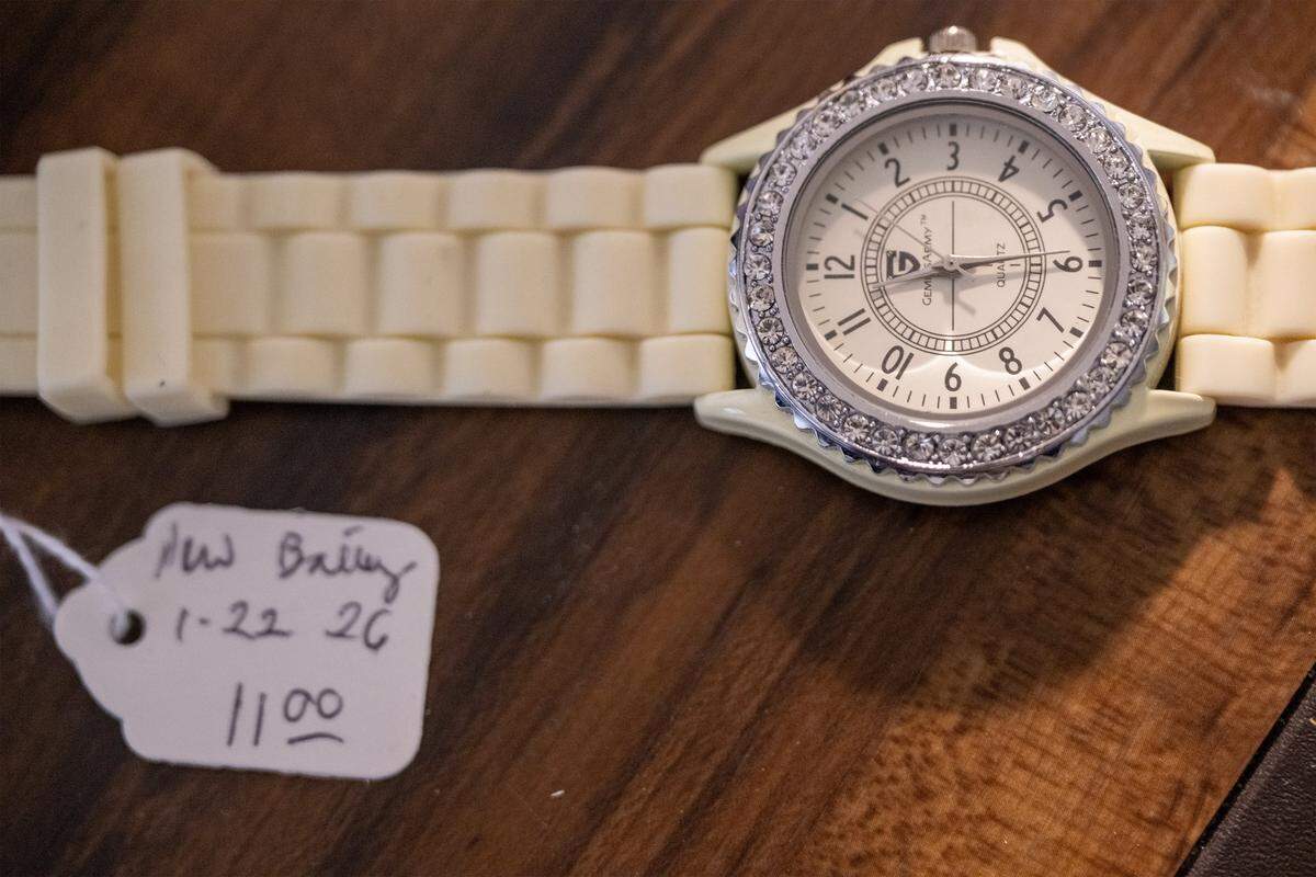 A working watch is priced at $11 at Troost39, a thrift store, on Thursday, Jan. 22 2026, in Kansas City.